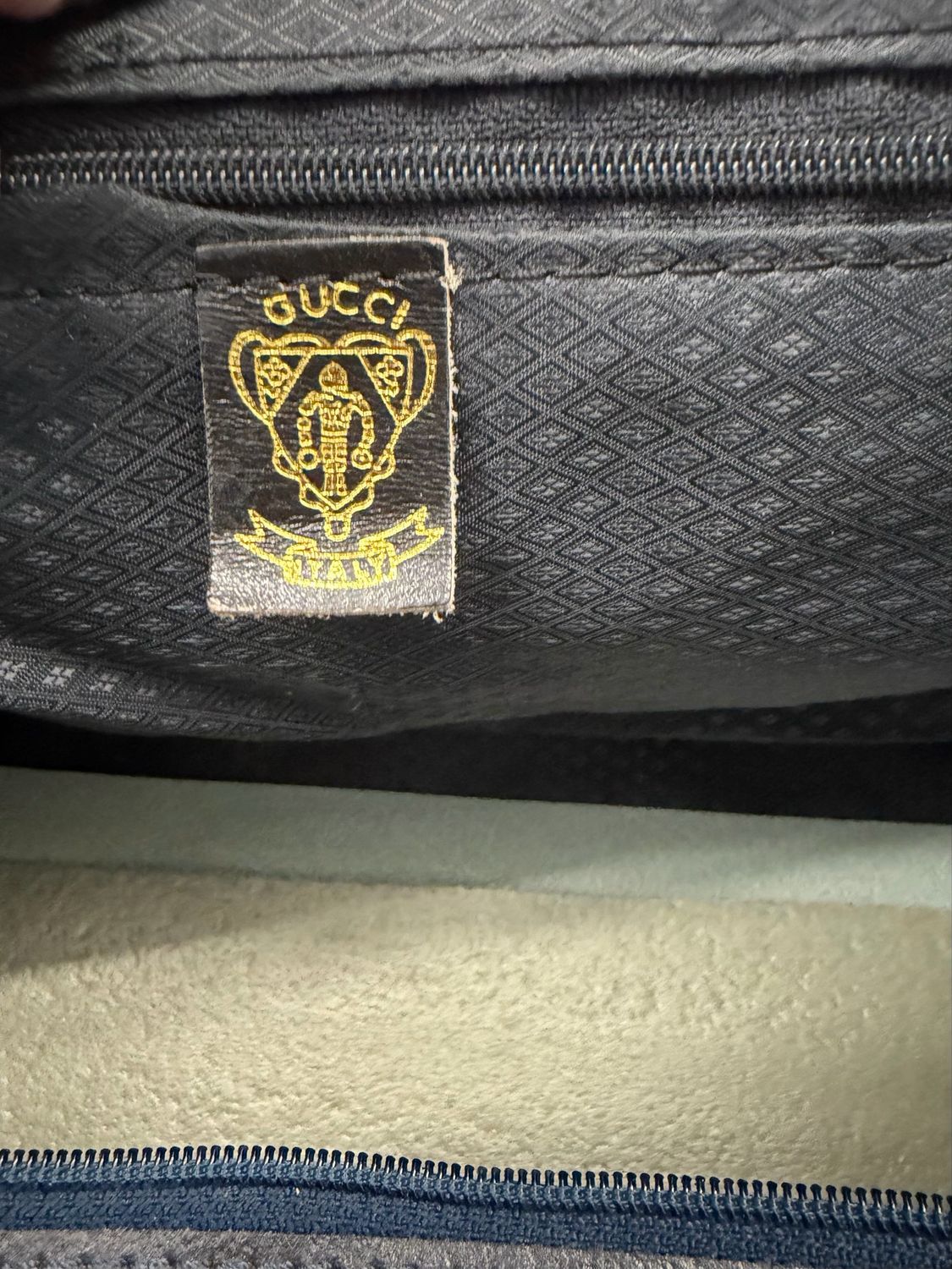 Gucci Supreme Boston Bowler Vintage Web Travel Satchel