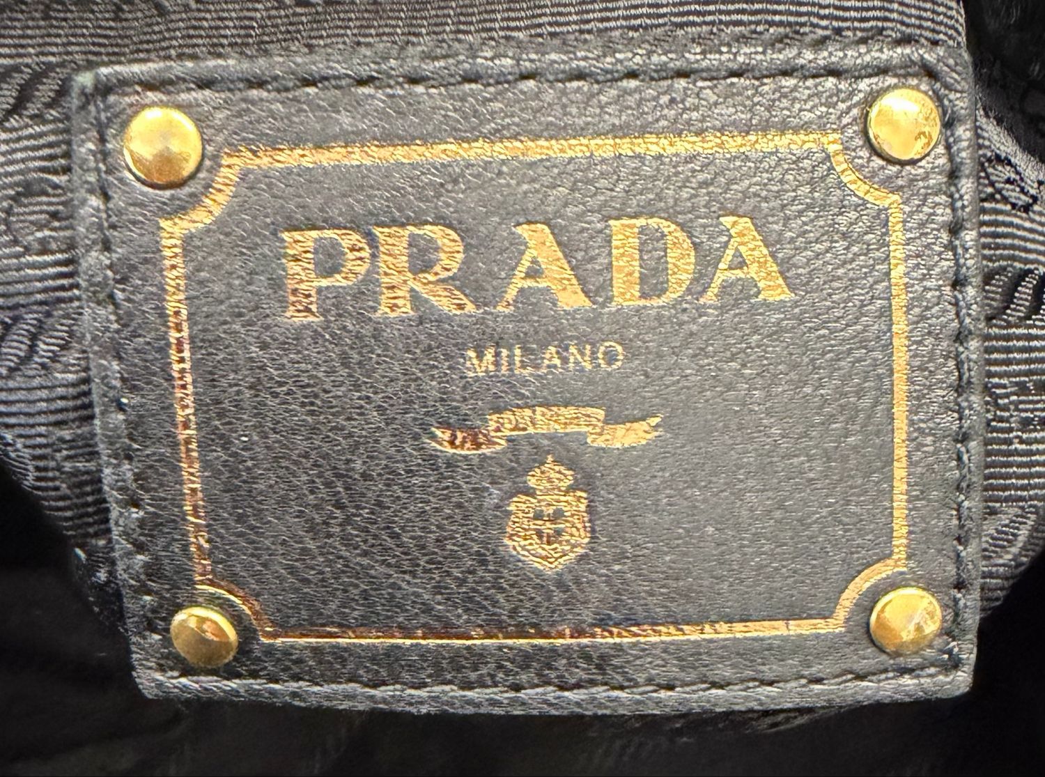 Prada Tessuto Nylon Tote Convertible Sling in Black
