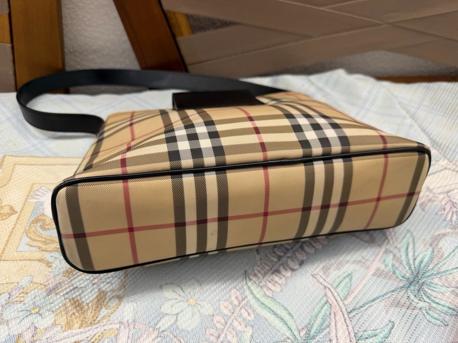 Burberry House Check Hobo Shoulder Flap