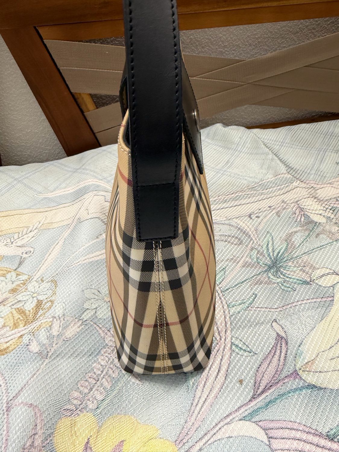 Burberry House Check Hobo Shoulder Flap