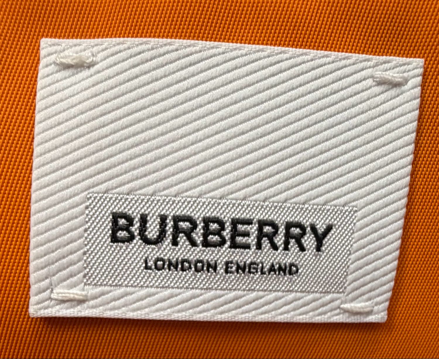 Burberry Nylon Tote Orange Shoulder