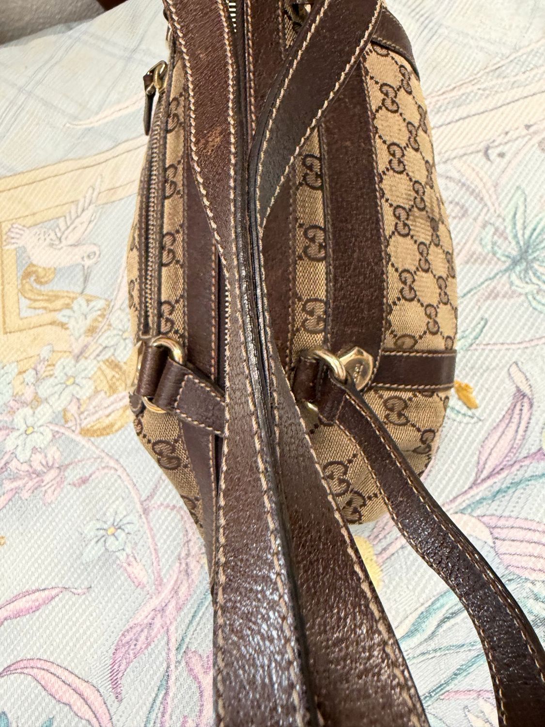 Gucci Monogram Canvas Tote Medium Zipper