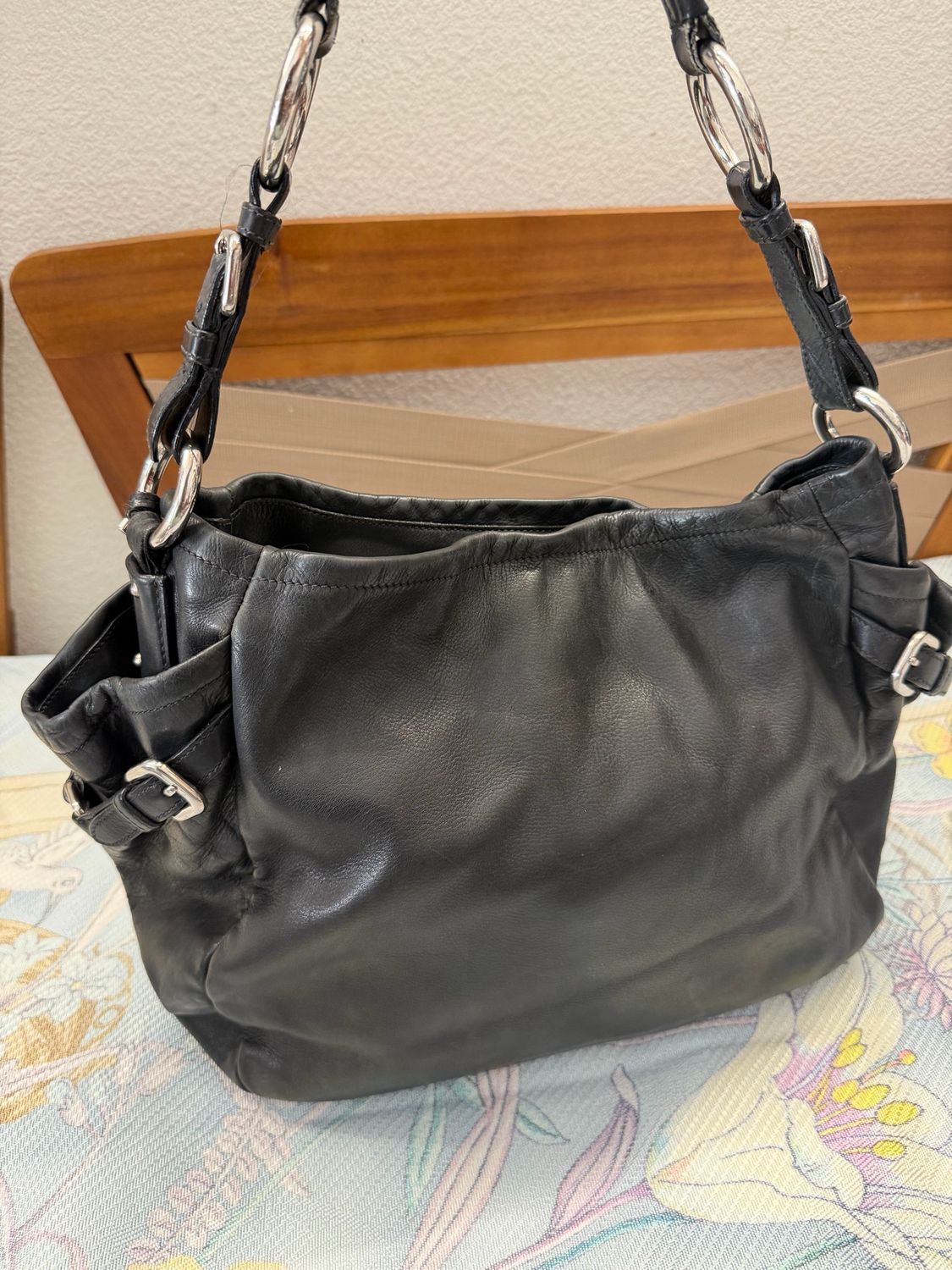 Prada Hobo Shoulder in Black