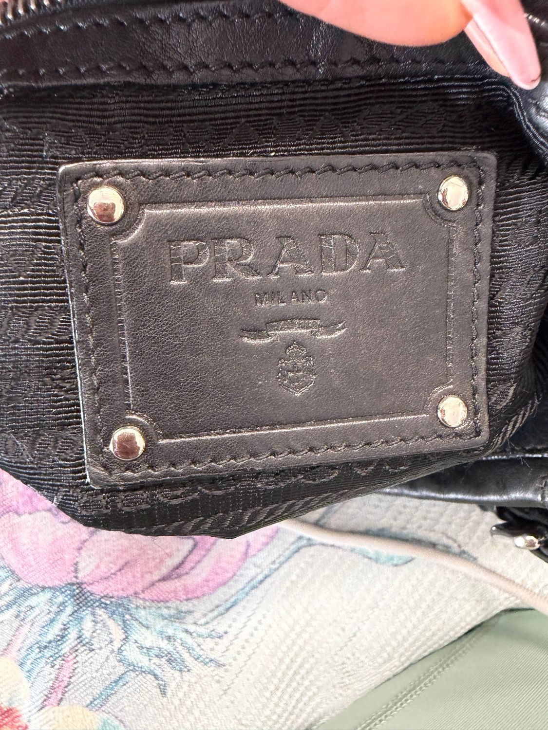 Prada Hobo Shoulder in Black