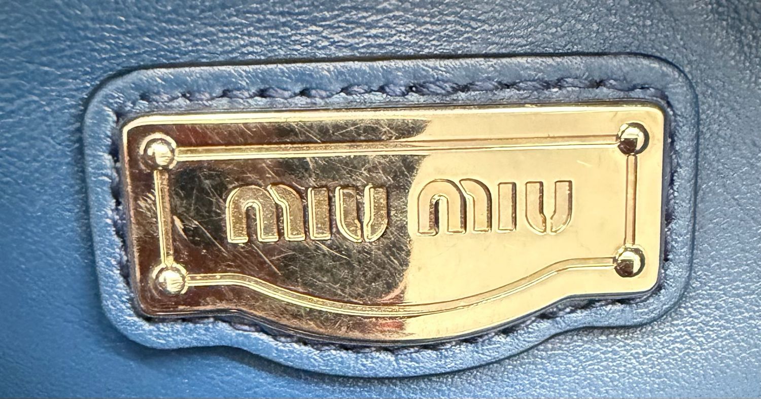 Miumiu Vertical Shopper Tote 