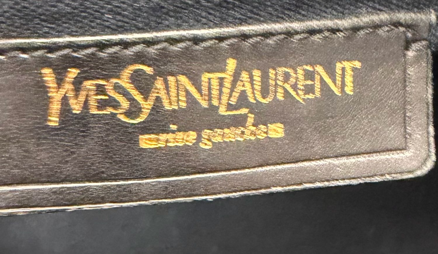 Yves Saint Laurent Majorelle Satchel Tote Top Handle in Black