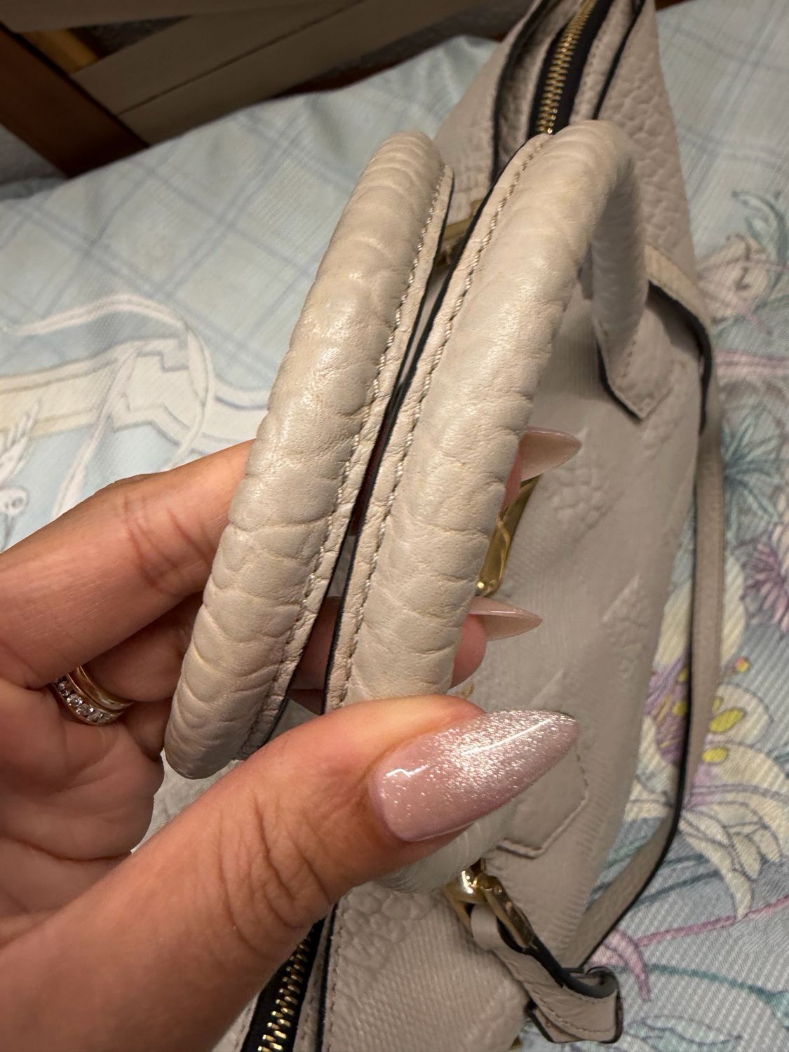 Burberry Heritage Grain Check Embossed Crossbody  Sling