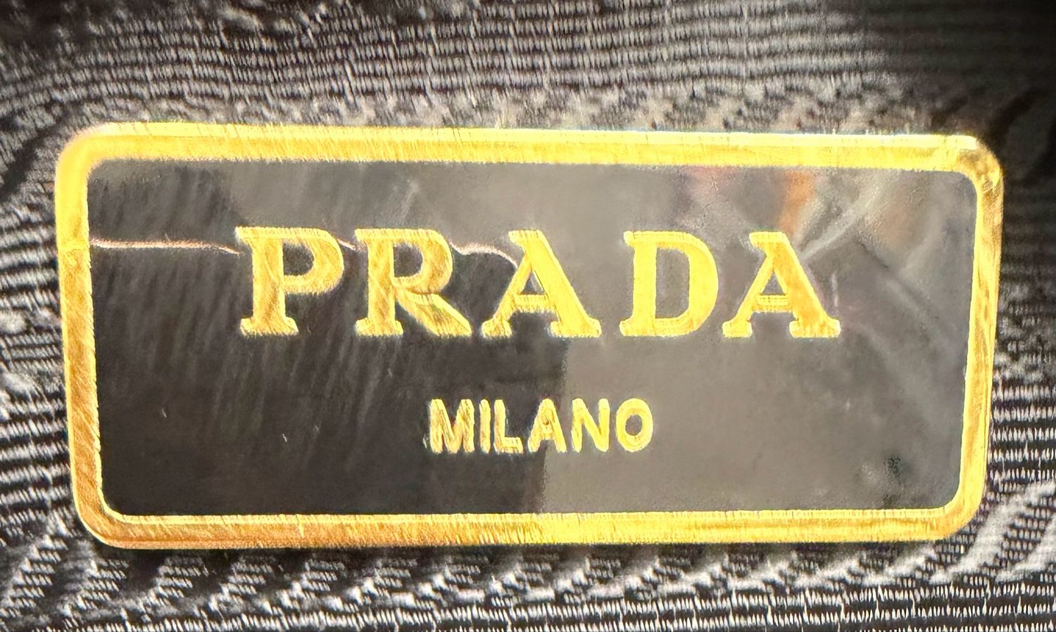 Prada Nylon Tessuto Saffiano Trimmed Zipper Tote Crossbody In Black