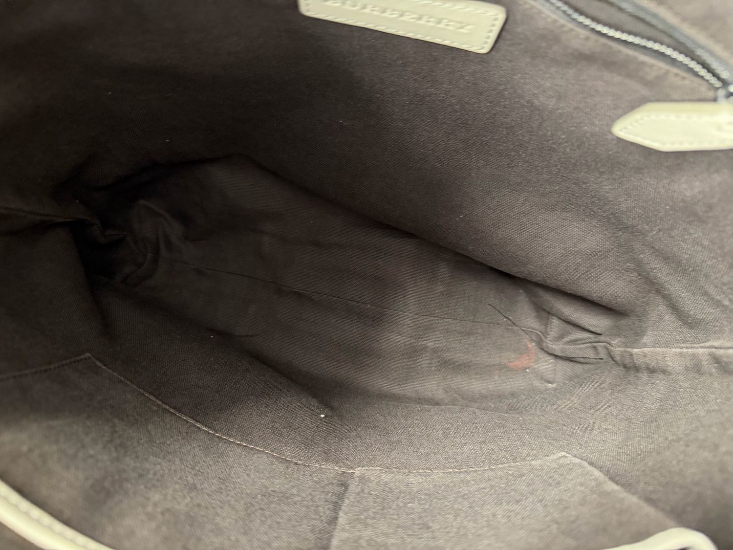 Burberry Haymarket Smoke Check Marlow Tote Shoulder Bag