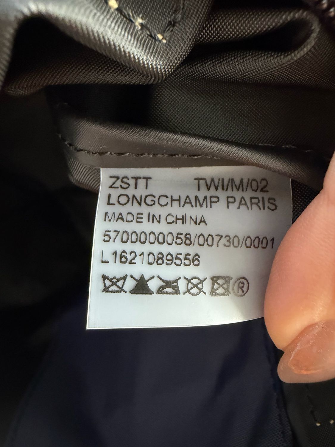 Longchamp Le Pliage Top Handle Small in Navy Blue