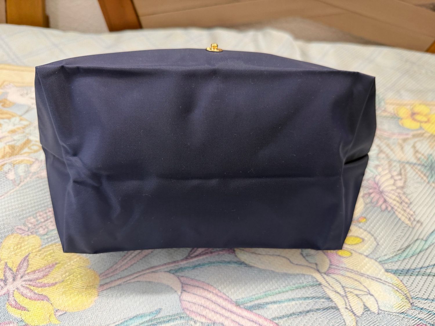 Longchamp Le Pliage Top Handle Small in Navy Blue