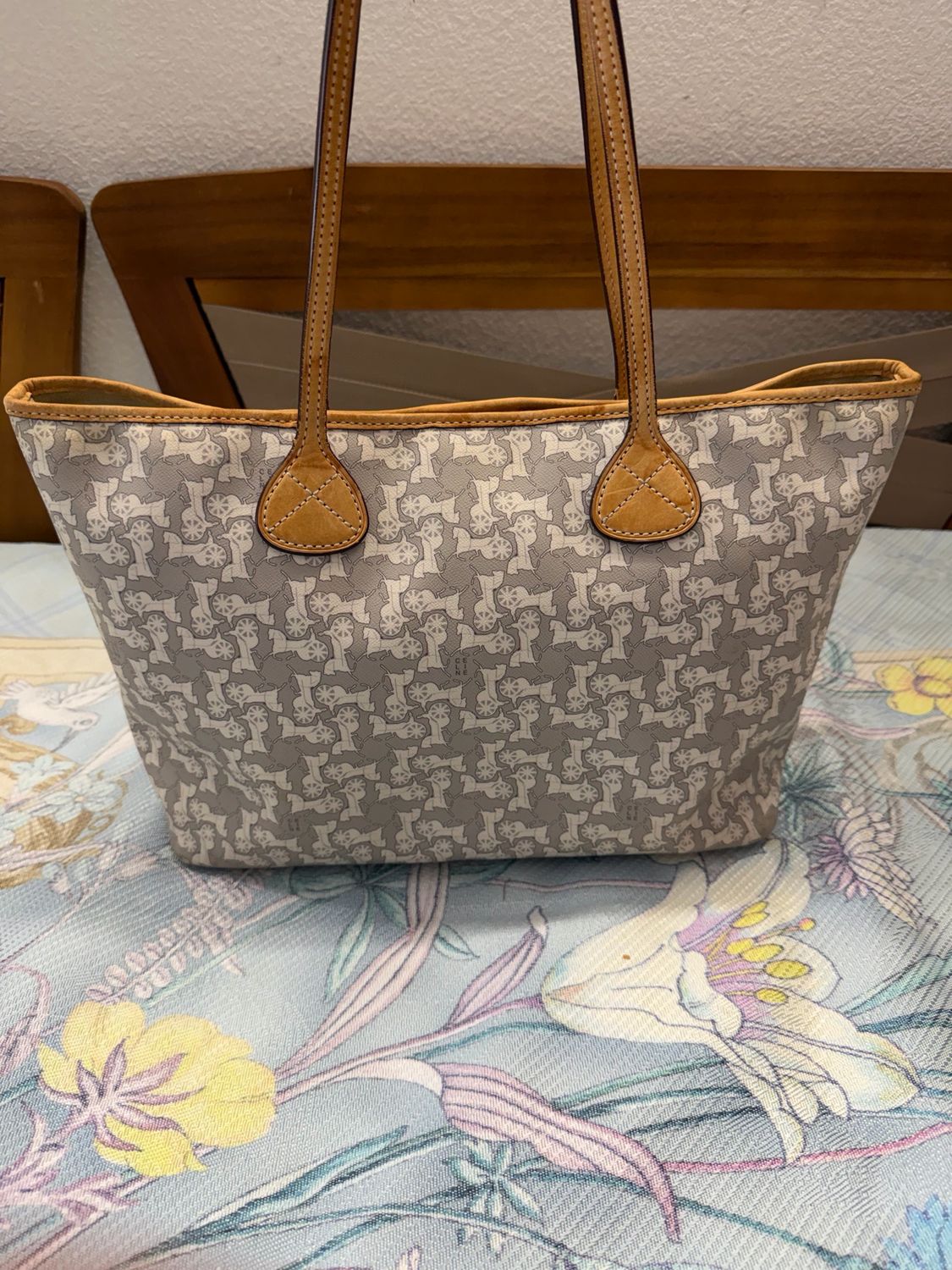 Celine Macadam Carriage Shopper Tote