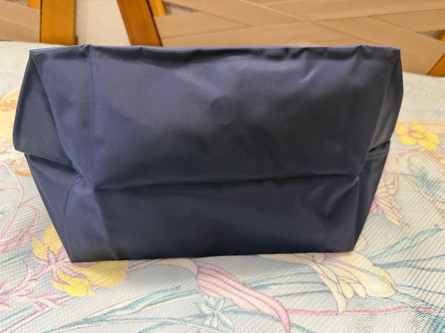 Longchamp Le Pliage Medium Top Handle in Navy
