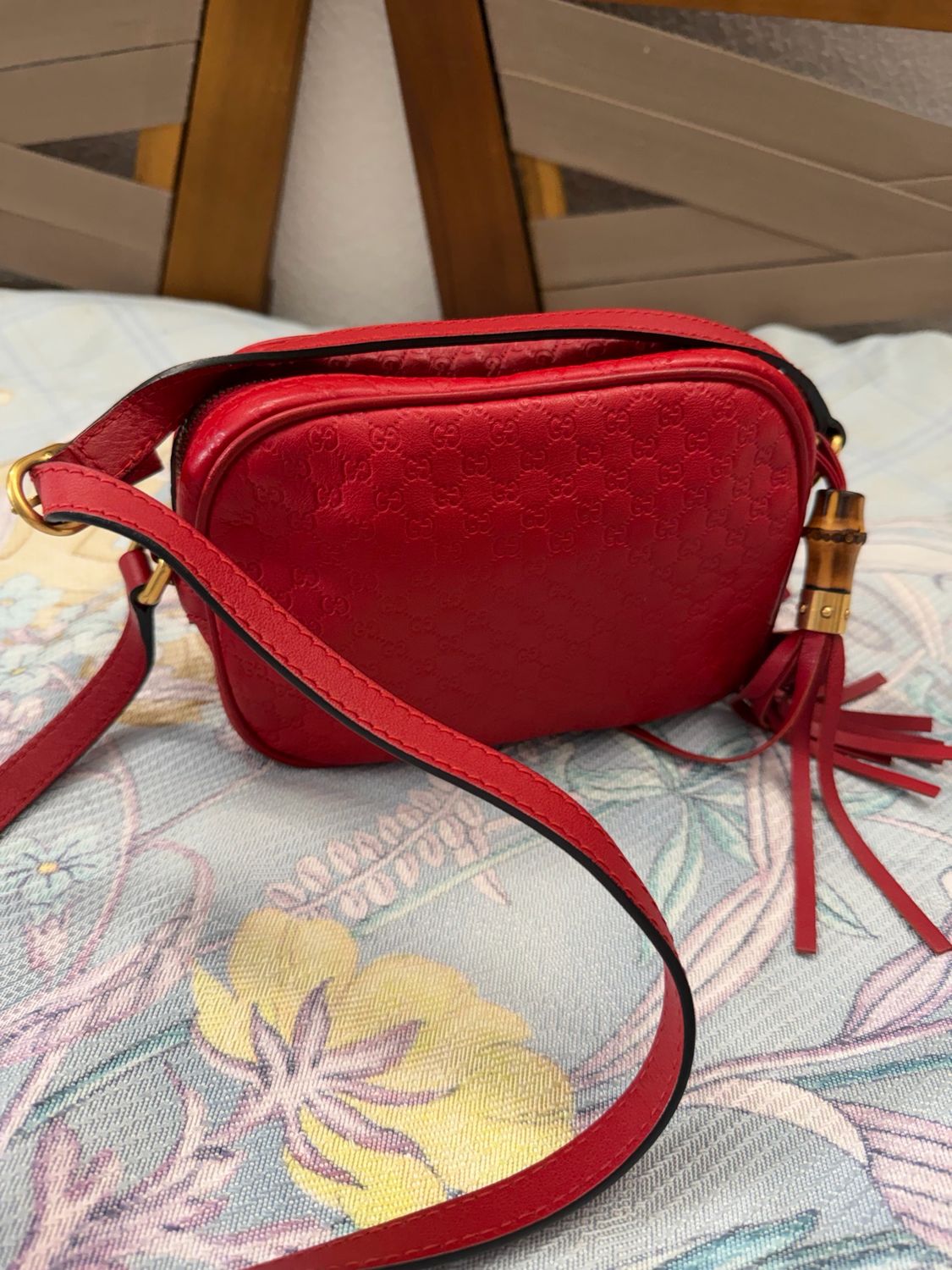 Gucci Micromonogram Sunshine Disco Crossbody Messenger Bag