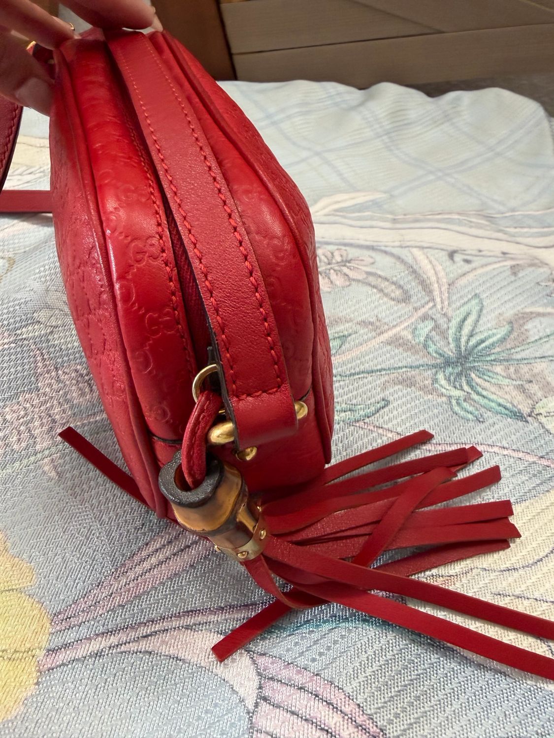 Gucci Micromonogram Sunshine Disco Crossbody Messenger Bag