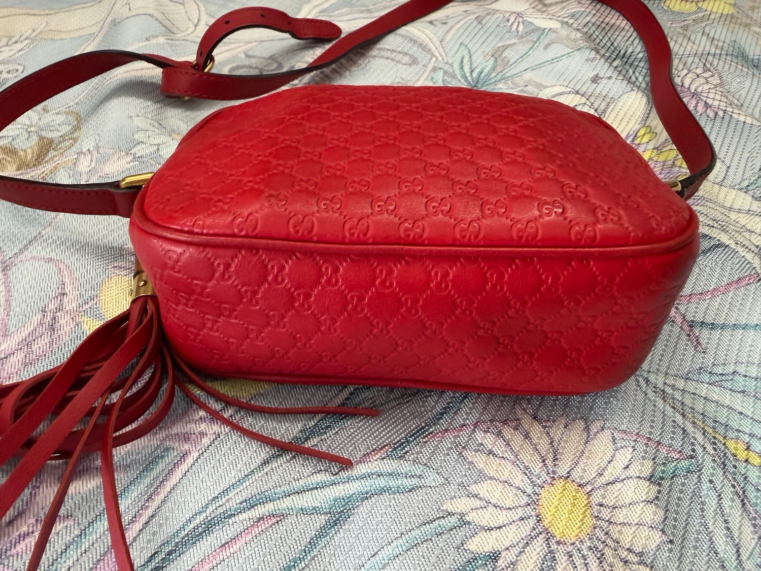 Gucci Micromonogram Sunshine Disco Crossbody Messenger Bag