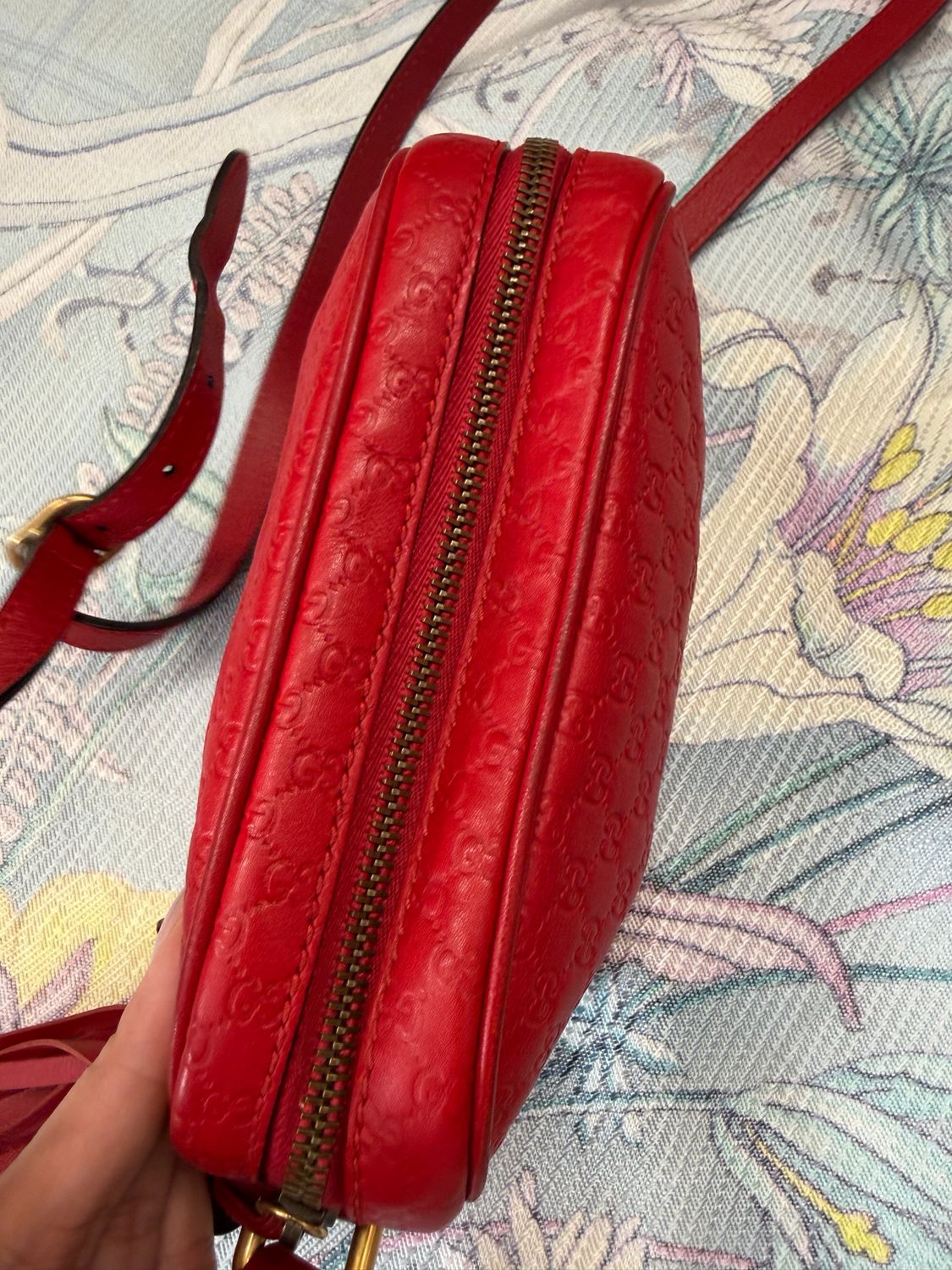 Gucci Micromonogram Sunshine Disco Crossbody Messenger Bag