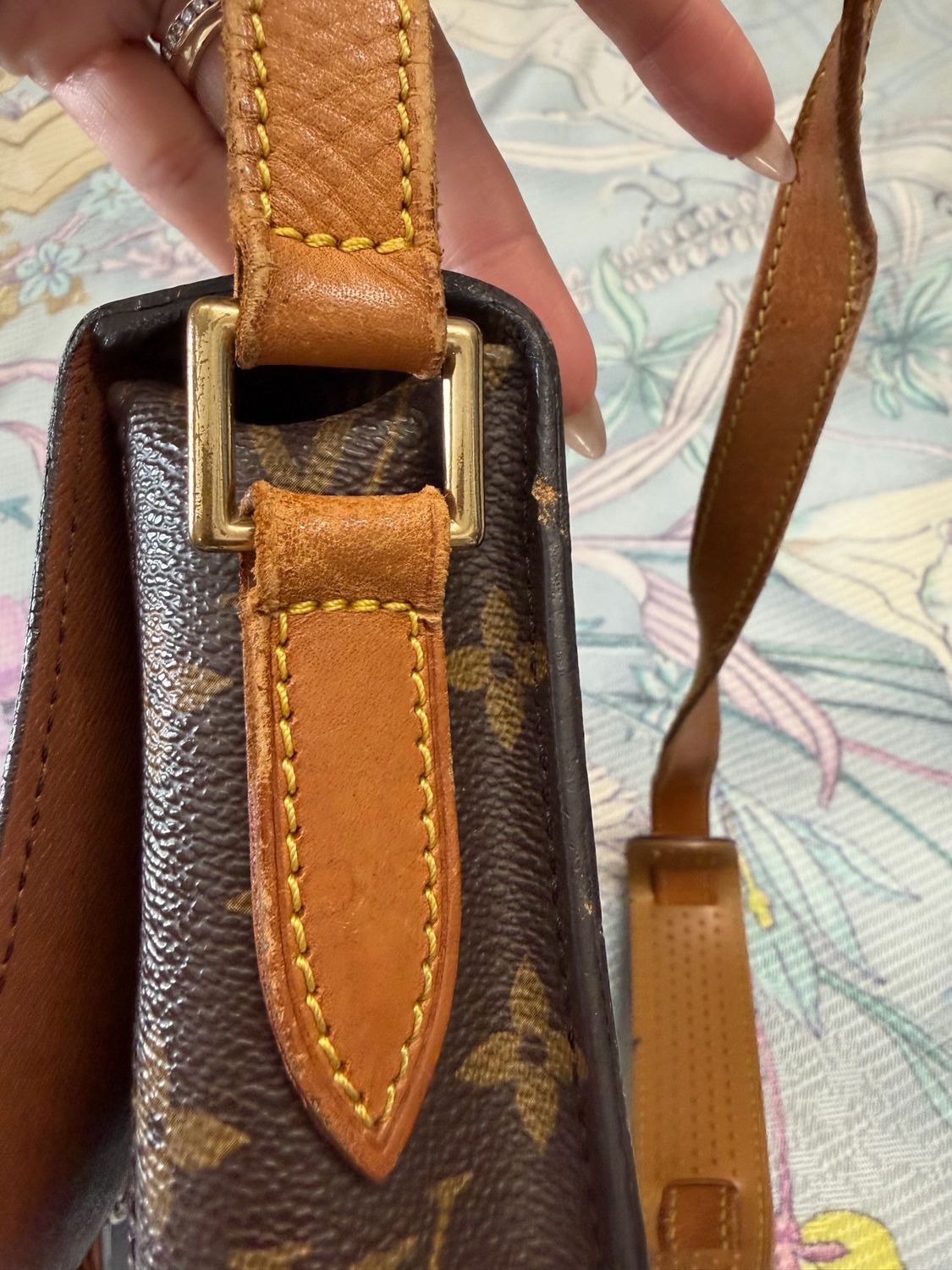 Louis Vuitton Monogram Saint Cloud Gm Messenger Crossbody Sling