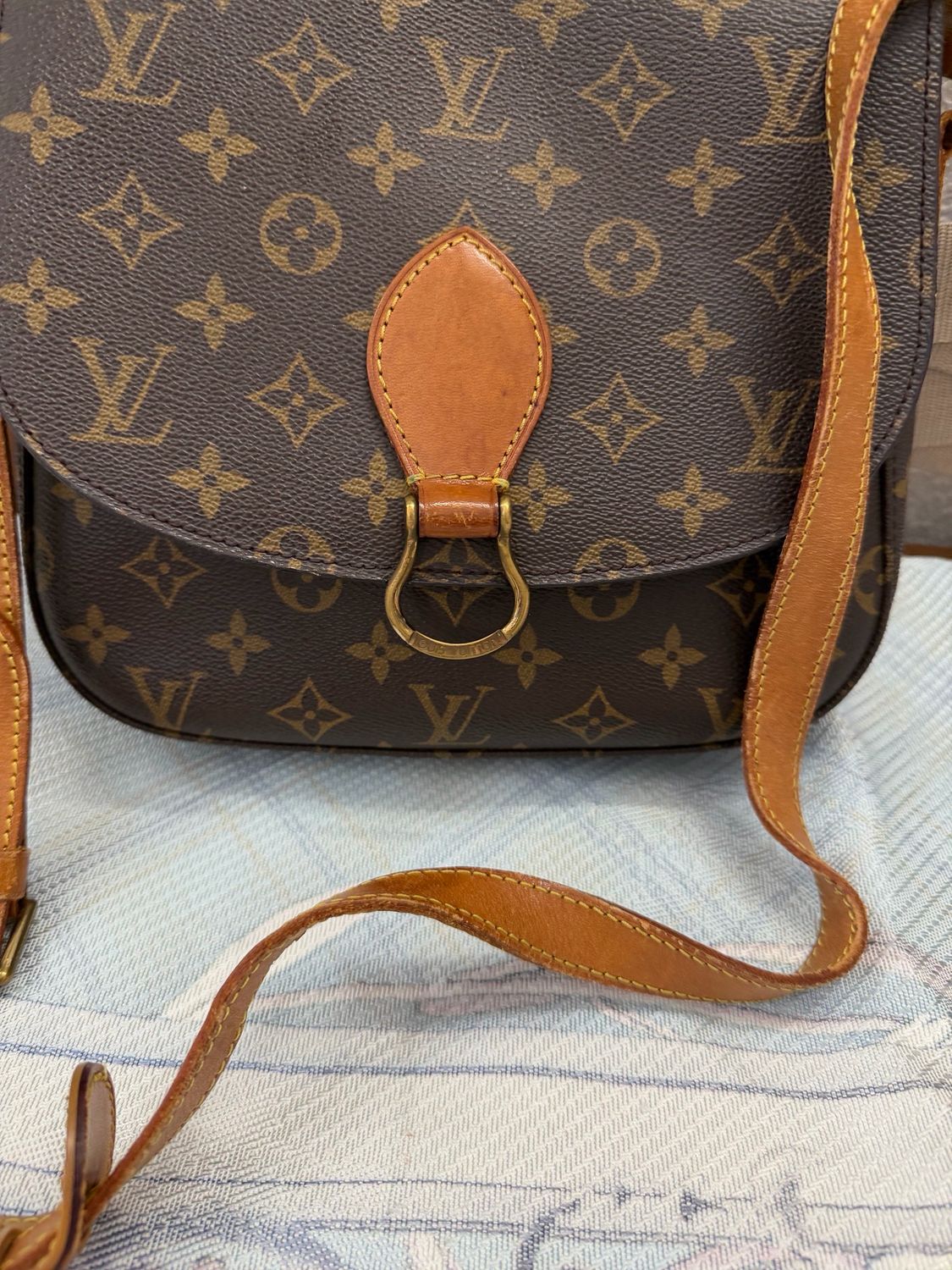 Louis Vuitton Monogram Saint Cloud Gm Messenger Crossbody Sling