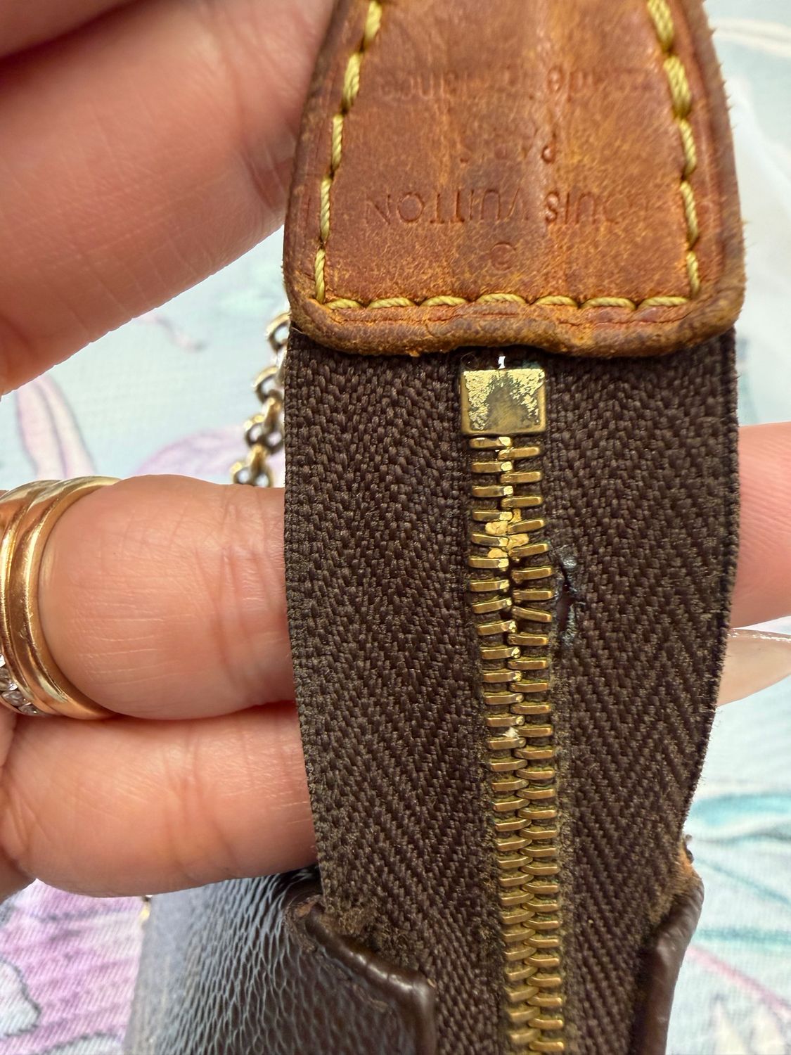 Louis Vuitton Monogram Eva Pochette Clutch Crossbody Sling
