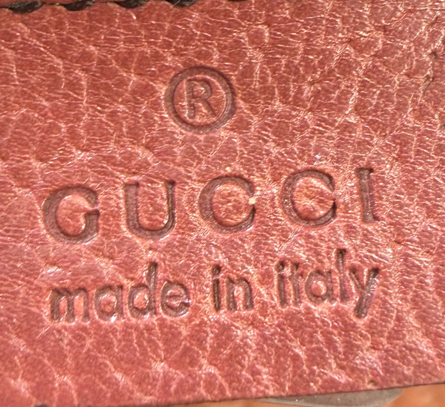 Gucci Monogram Abbey Shopper Tote Suede