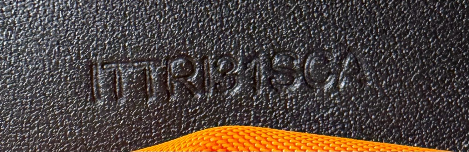 Burberry Nylon Orange Tote Shoulder Logo