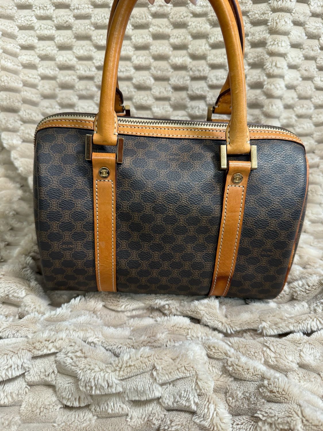 Celine Macadam Bowler Boston Nano Top Handle