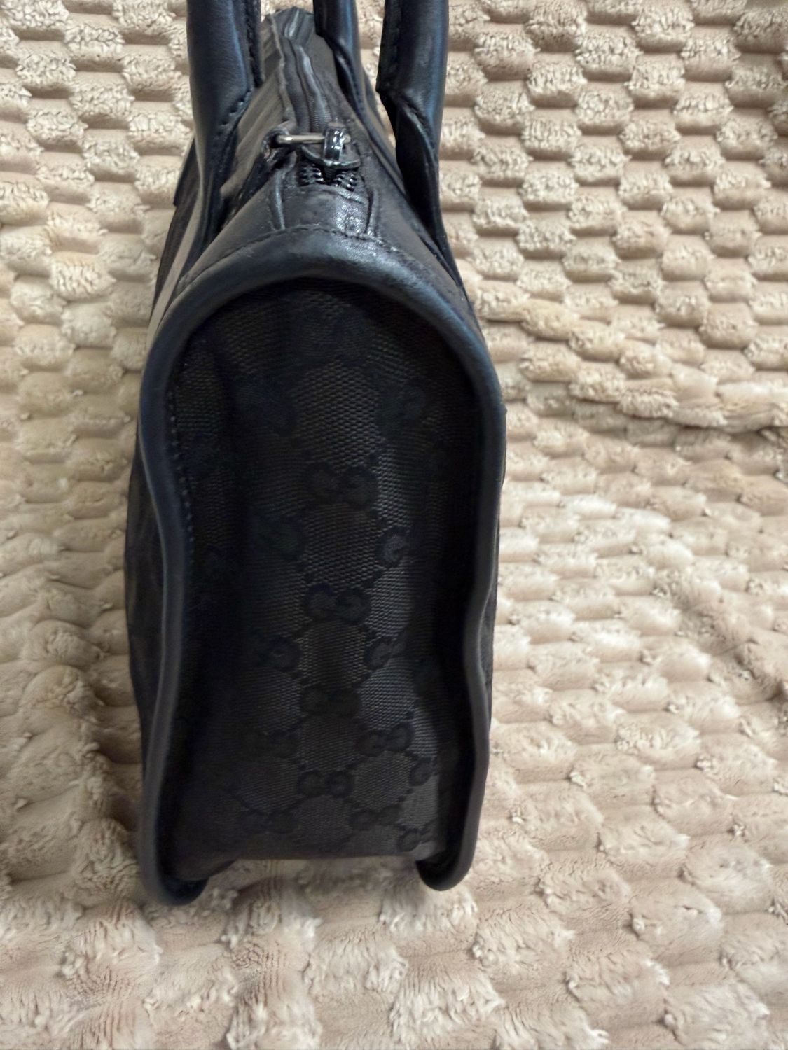 Gucci Vintage Monogram Canvas Top Handle Tote