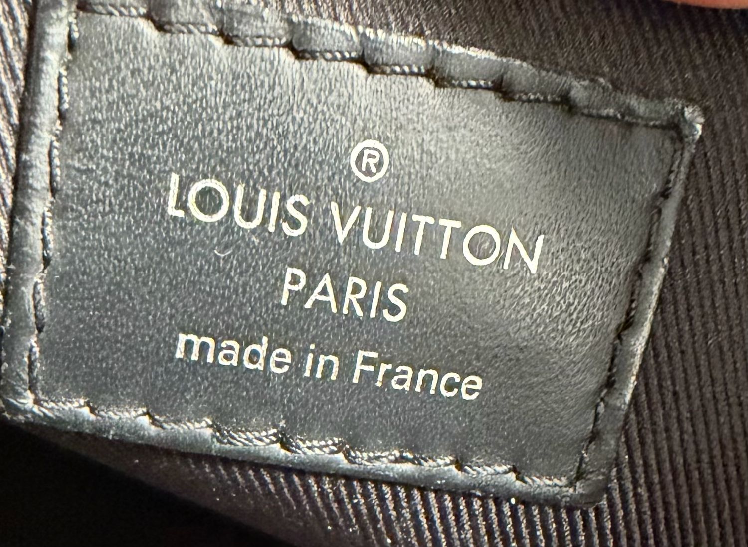 Louis Vuitton Monogram Eclipse Zipper Pouch Clutch in Black