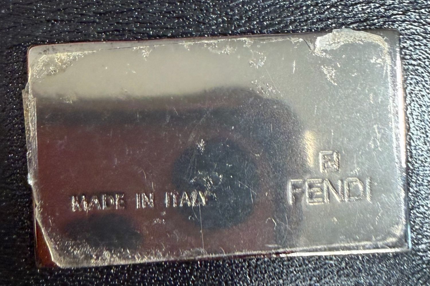Fendi Zucchino Flap Shoulder Bag