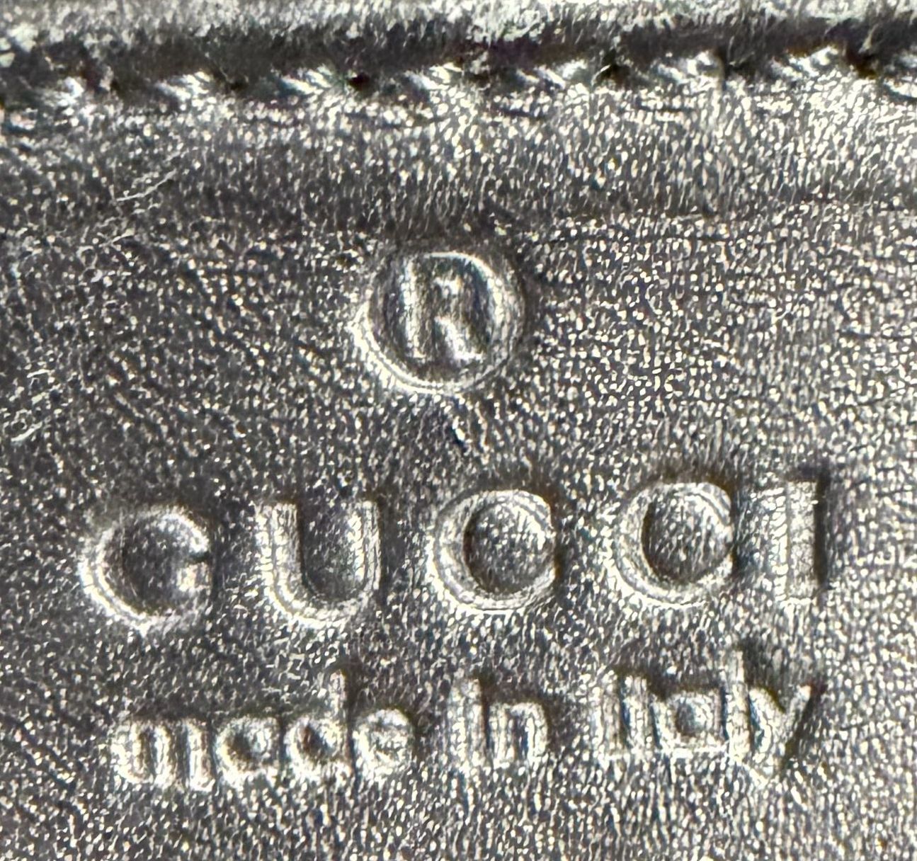 Gucci Vintage Suede and Leather Tote in Black