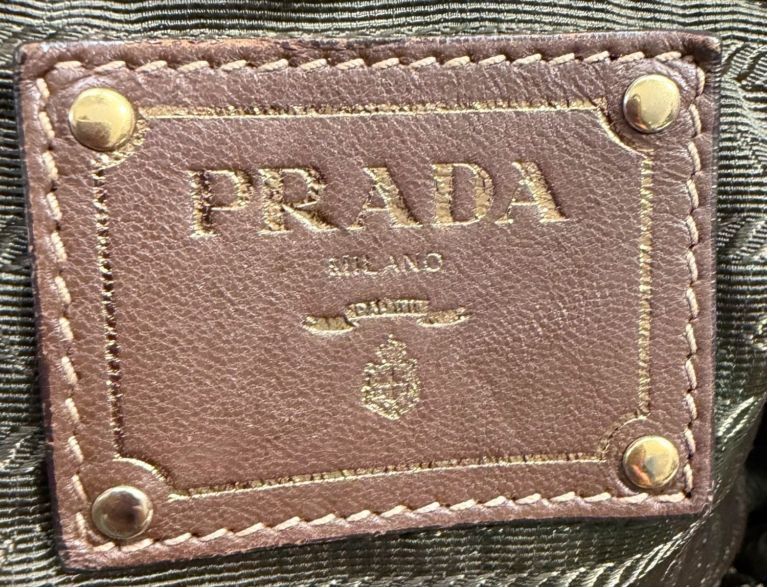 Prada Nylon Tessuto Convertible Crossbody Sling in Olive Green