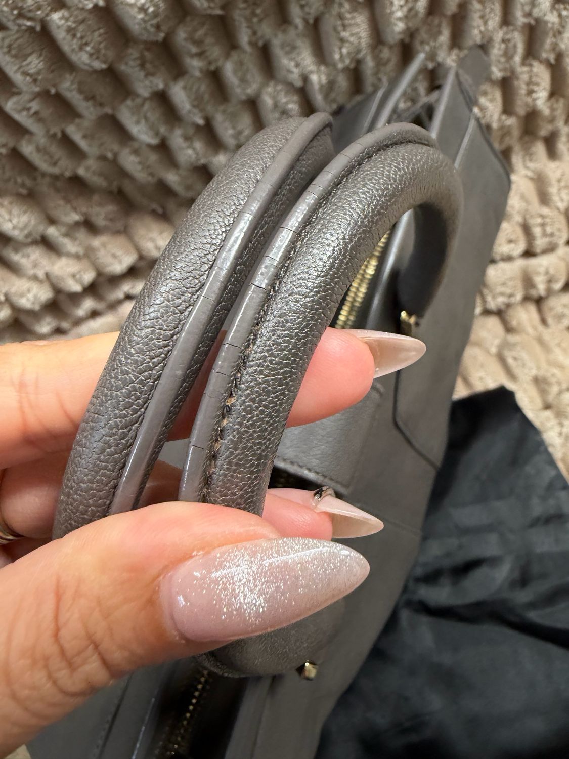 Yves Saint Laurent Cabas Chyc Crossbody in Gray