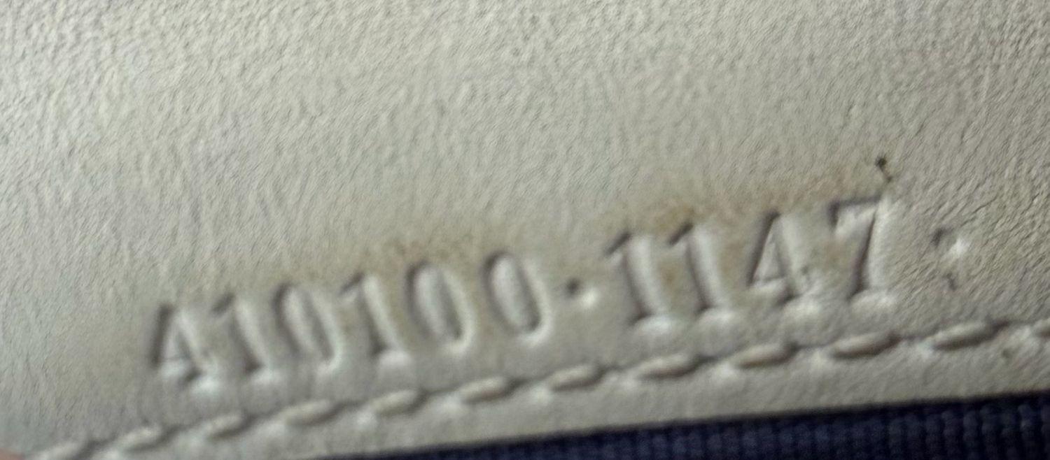 Gucci Supreme Monogram Flap Wallet in Navy Blue