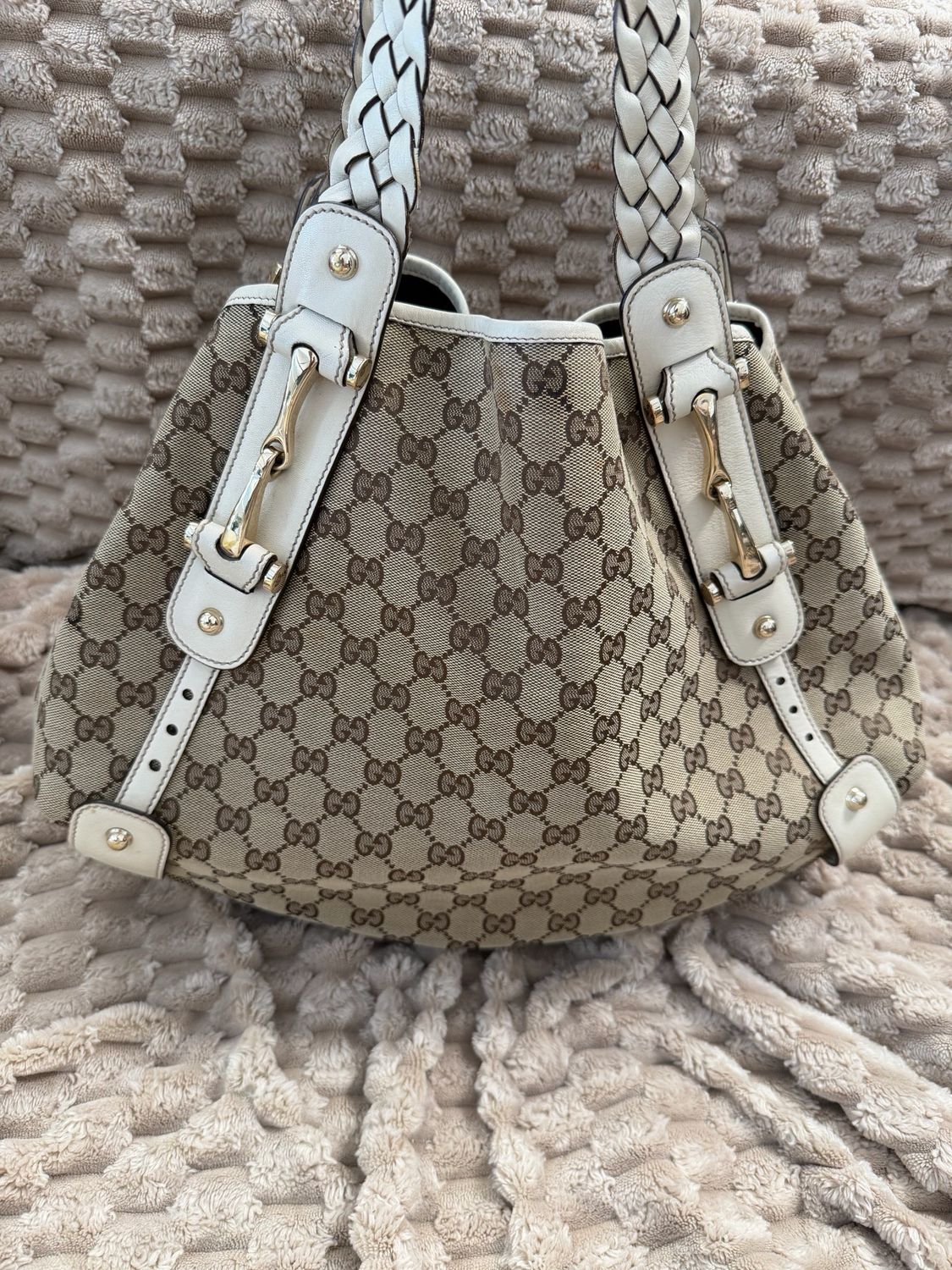 Gucci Monogram Canvas Pelham Tote Shoulder
