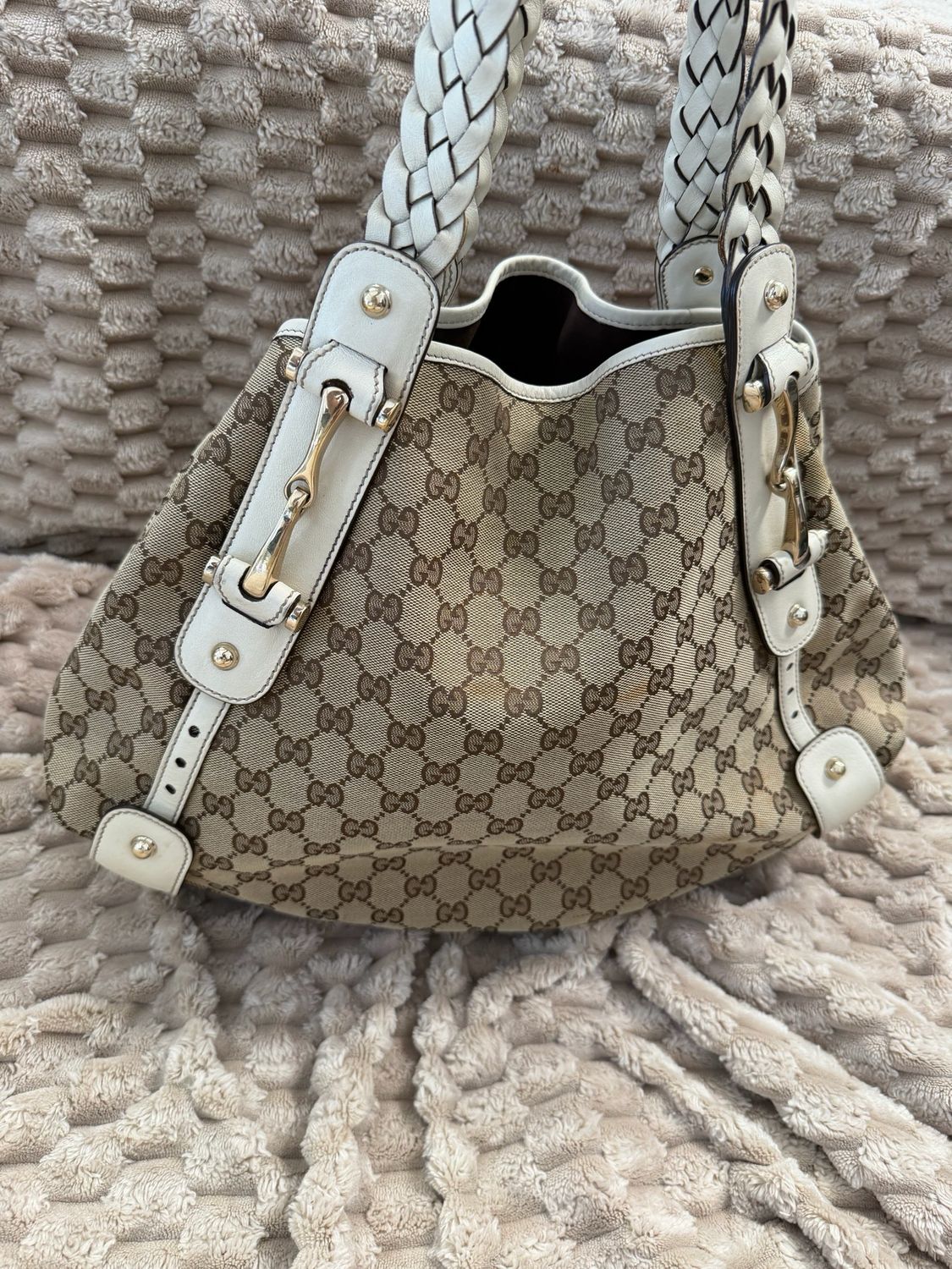 Gucci Monogram Canvas Pelham Tote Shoulder