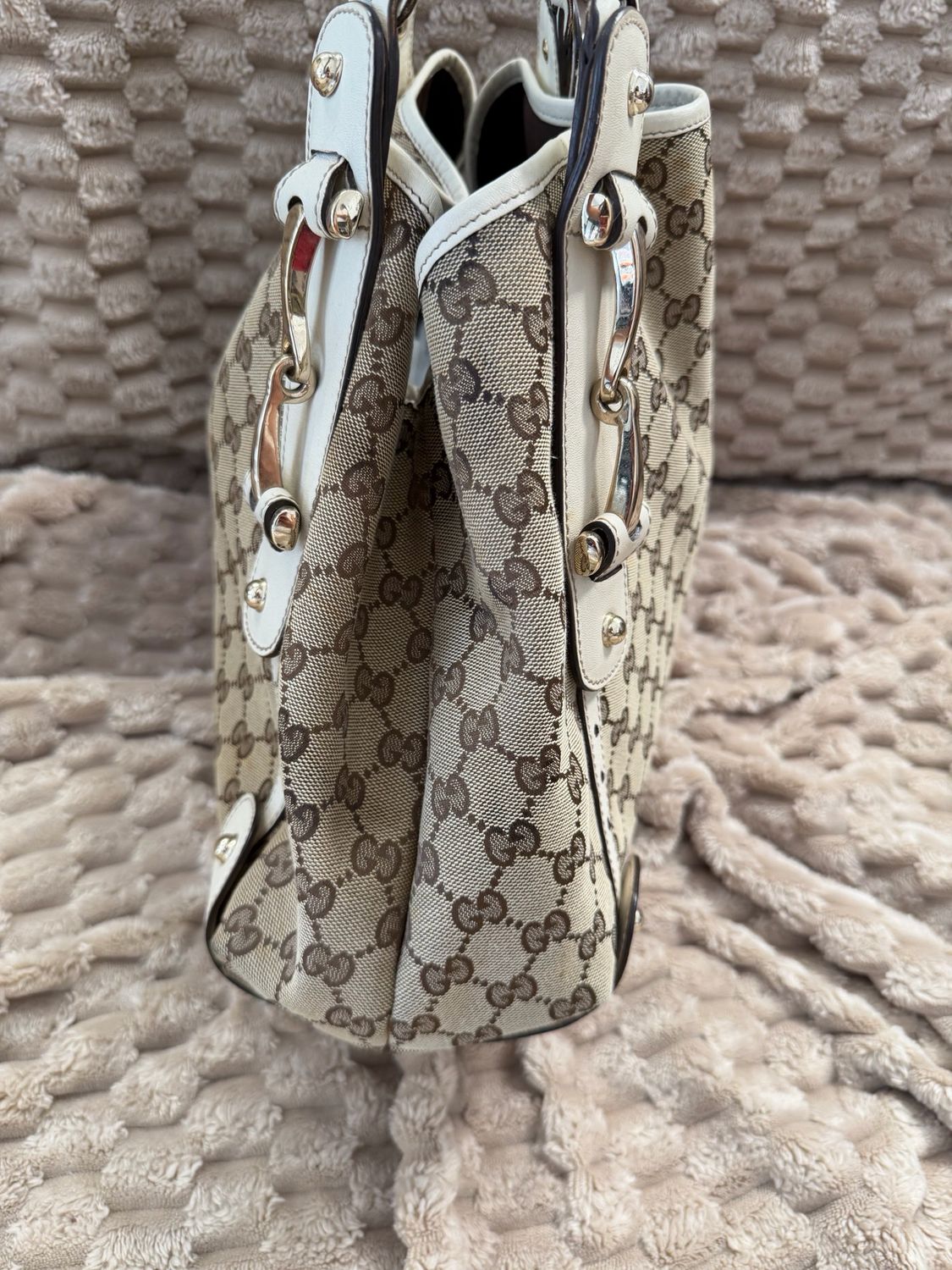 Gucci Monogram Canvas Pelham Tote Shoulder