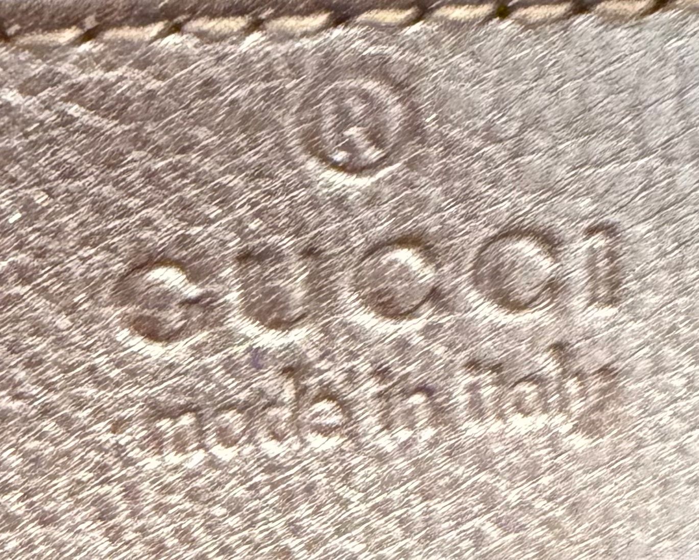 Gucci Monogram Canvas New Ladies Web Tote Shoulder Bag