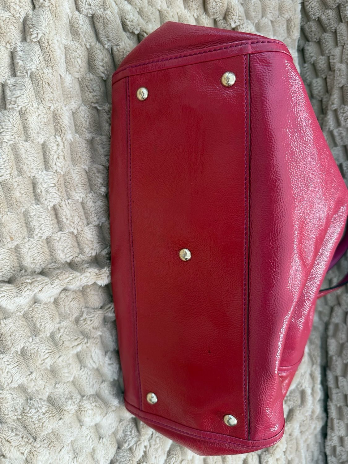 Gucci Soho Small Tote in Patent Pink