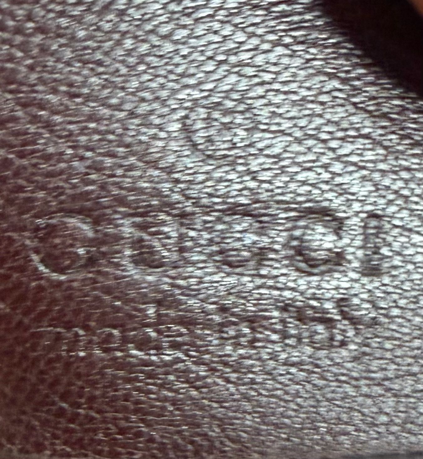 Gucci Guccissima Leather Joy Tote Medium in Dark Brown