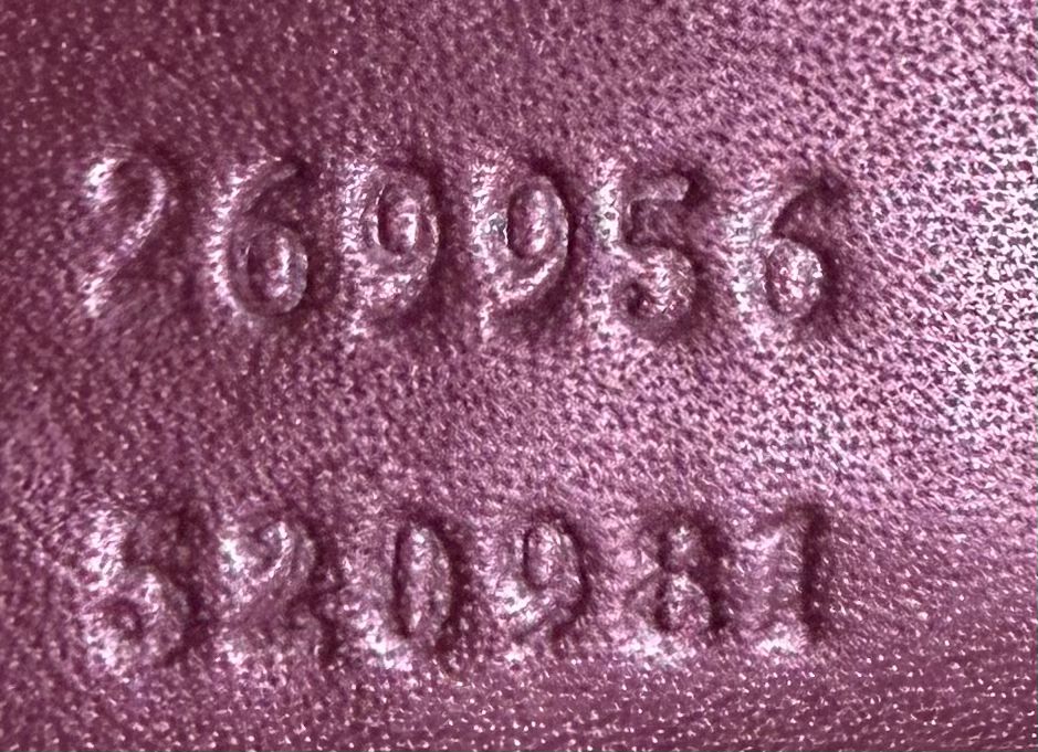 Gucci Monogram Canvas Heart Bit Tote in Pink