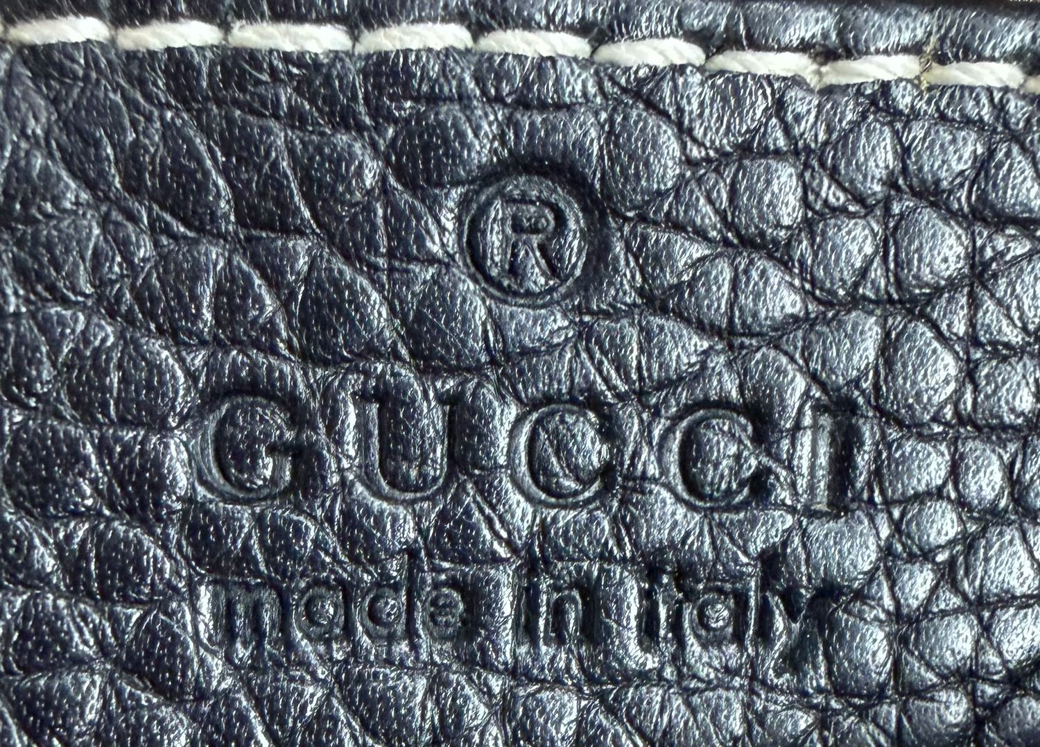 Gucci Pebbled Leather Disco Soho Small Camera Bag in Black