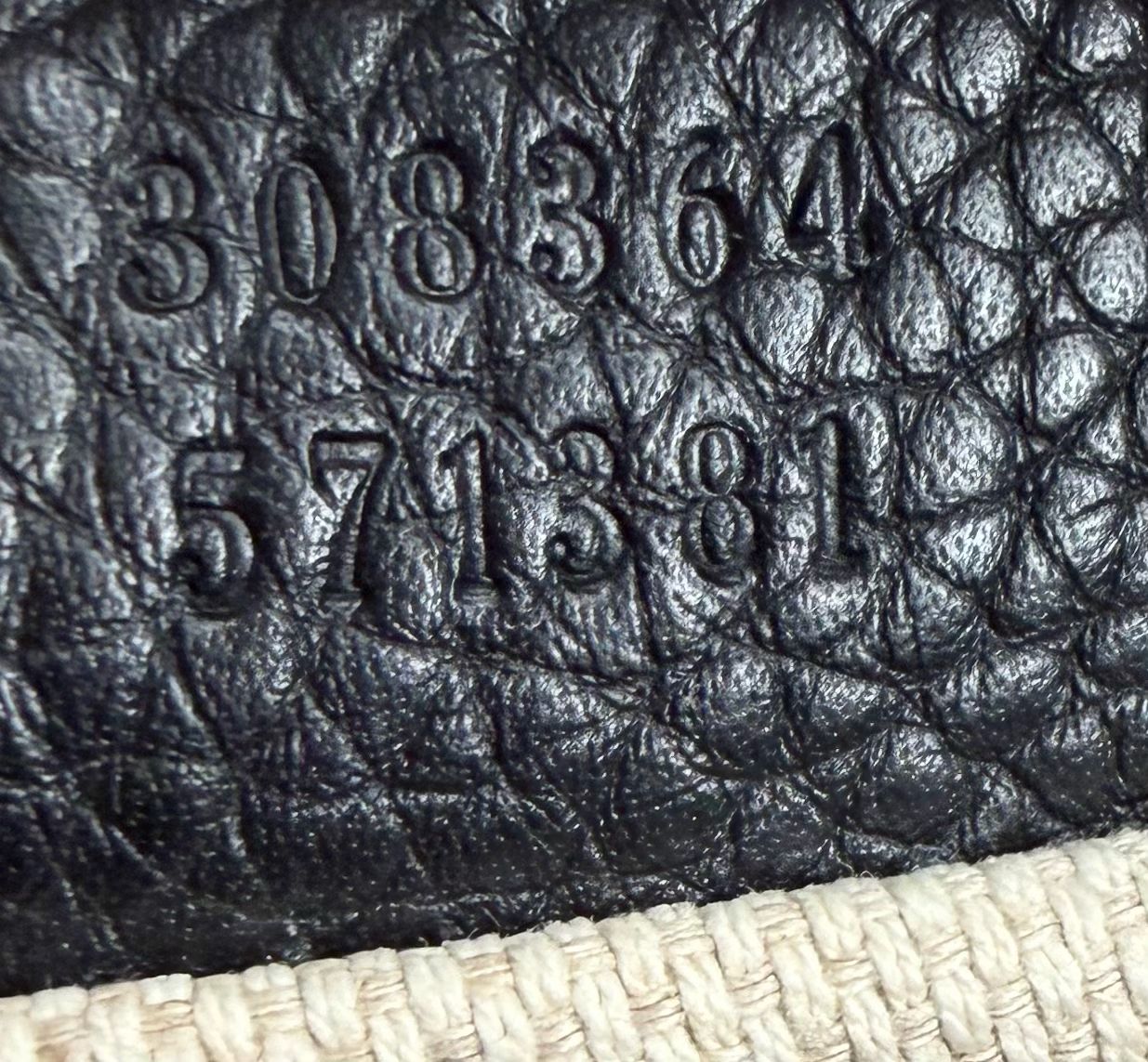 Gucci Pebbled Leather Disco Soho Small Camera Bag in Black