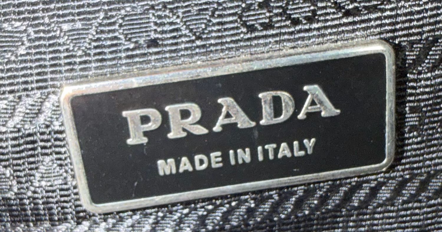 Prada Jacquard Nylon Tessuto Bowler Tote