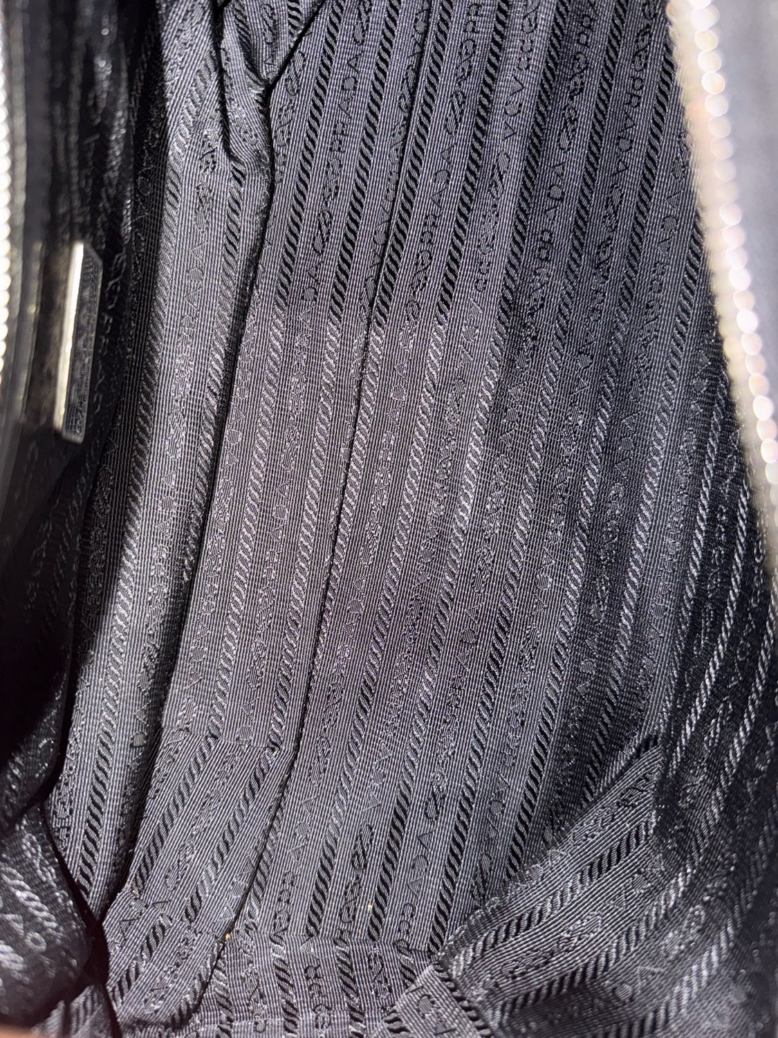 Prada Jacquard Nylon Tessuto Bowler Tote