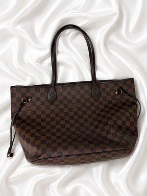 Louis Vuitton Monogram Damier Ebene Neverfull Mm 