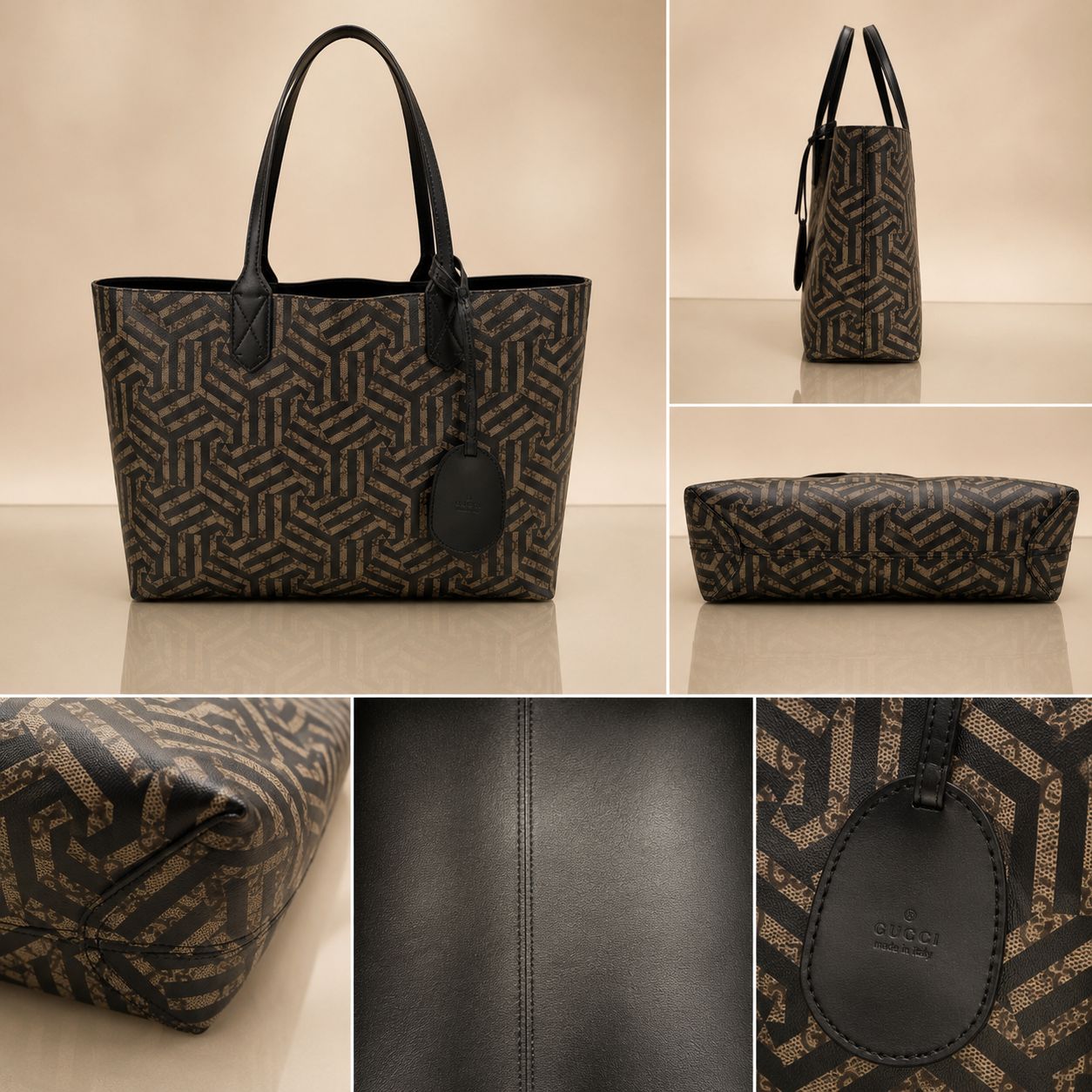 Gucci Kaleidoscope Tote Supreme Printed Shoulder Bag