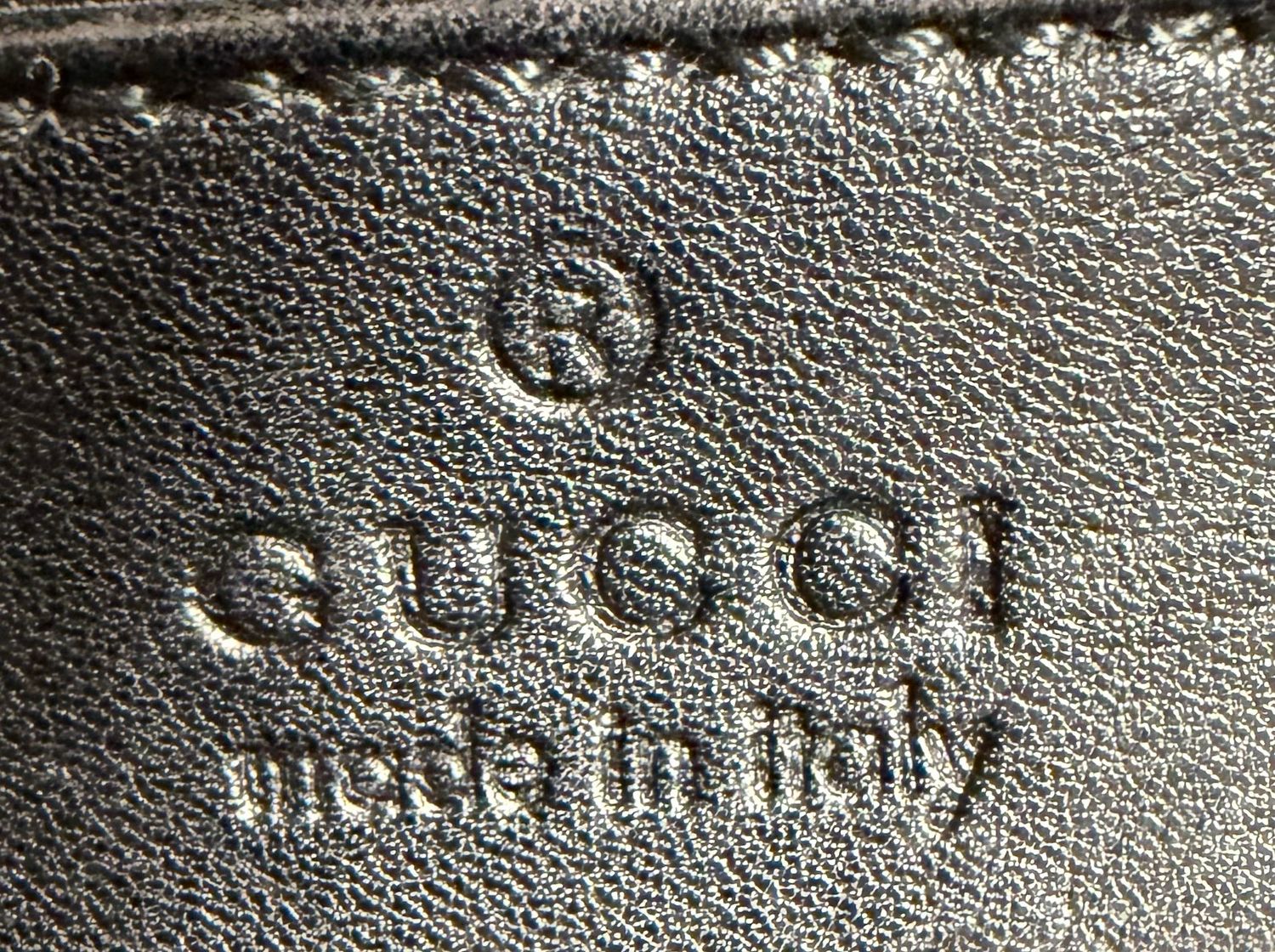 Gucci Monogram Denim Canvas Eastwest Shoulder Bag in Black
