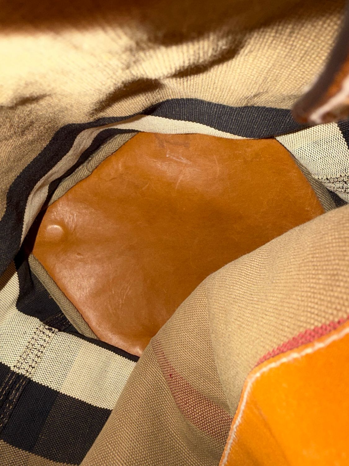 Burberry Ashby Bucket Nova Check Canvas Shoulder Sling