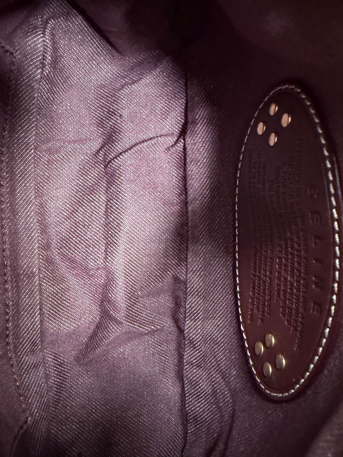 Celine Macadam Hobo Denim Pochette Shoulder 